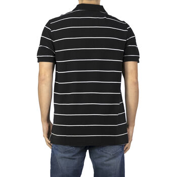 NAUTICA: Poloshirt mit aufgesticktem Logo, Schwarz