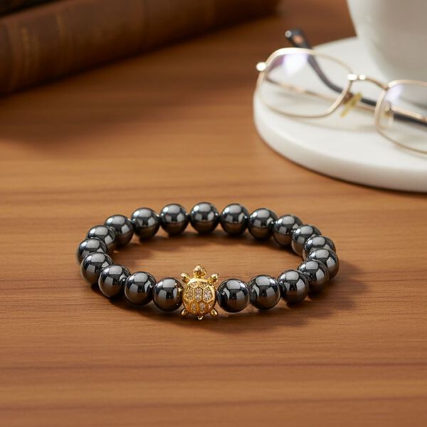 Terahertz, Wei&szlig;er Zirkonia Schildkr&ouml;te Armband ca. Flexibles cm Nickelfreies Messing Standard 131.00 ct image number 2