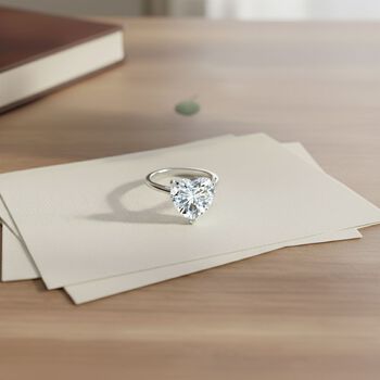 LUXURIANT DIAMOND - Lab Grown Diamant VS-EF IGI zertifiziert Ring 950 Platin (Gr&ouml;&szlig;e 18.00) ca. 7.50 ct