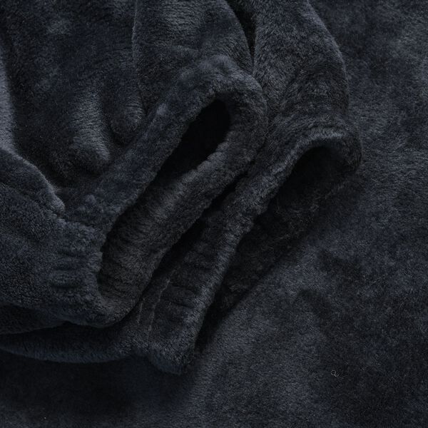 Flauschiger Hausanzug, One Size, Schwarz image number 7