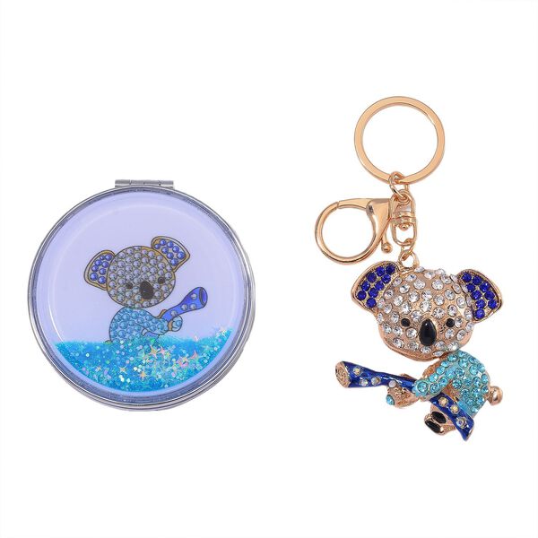 Glas, Mehrfarbiger Kristall Schmuckset Legierung, Eisen emailliert, Legierung emailliert