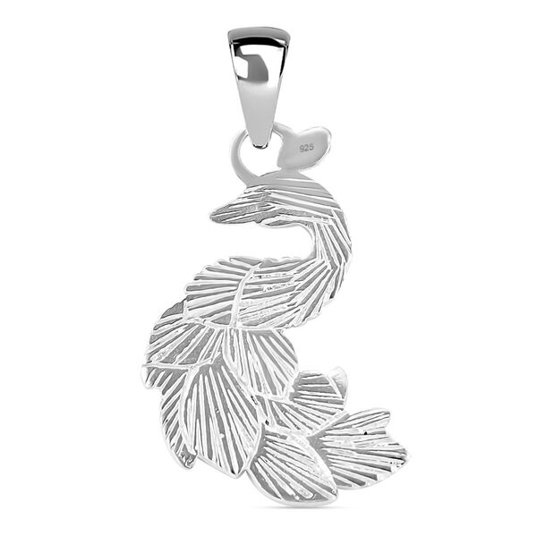 Royal Bali Kollektion - Pfau-Anh&auml;nger in 925 Silber image number 4