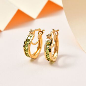 Nat&uuml;rliche Peridot-Ohrringe - 1,45 ct.