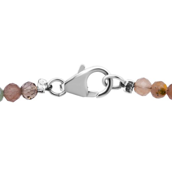 Mehrfarbig-Turmalin Halskette ca. 45 cm 925 Silber ca. 40,00 ct. image number 3