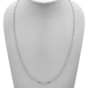 Ankerkette mit Diamantschliff-Muster 75 cm