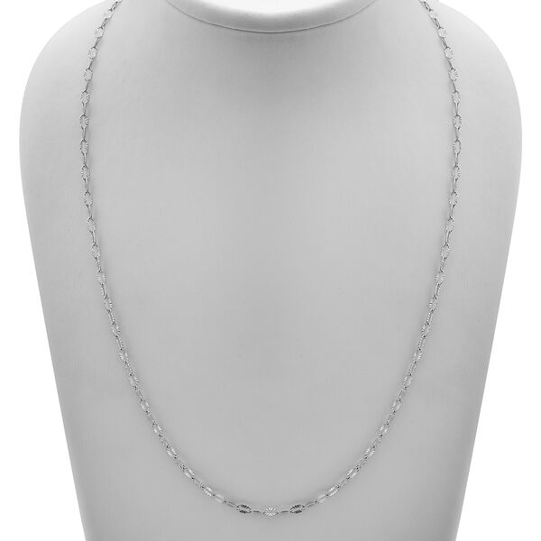 Ankerkette mit Diamantschliff-Muster 75 cm image number 2