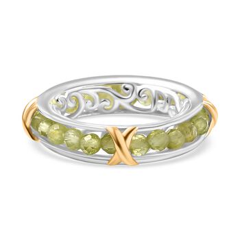 Peridot Ring Messing (Gr&ouml;&szlig;e 16.00) ca. 6,00 ct