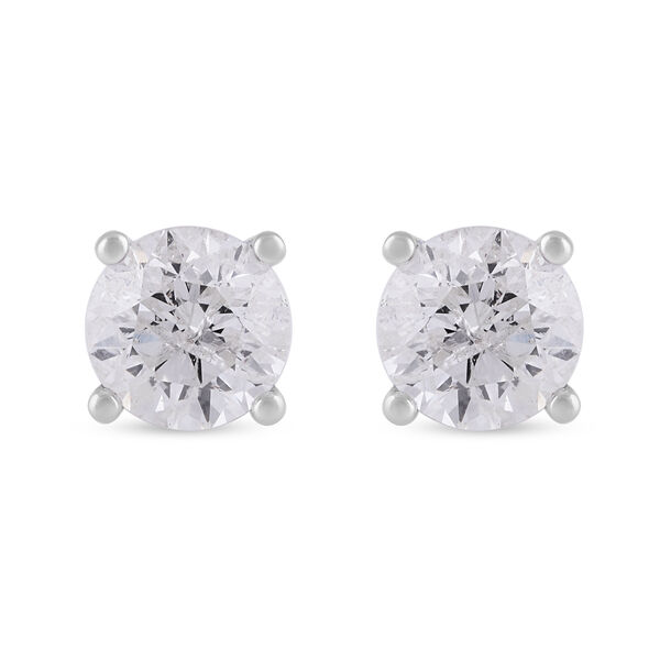 Solit&auml;r Diamant Ohrstecker