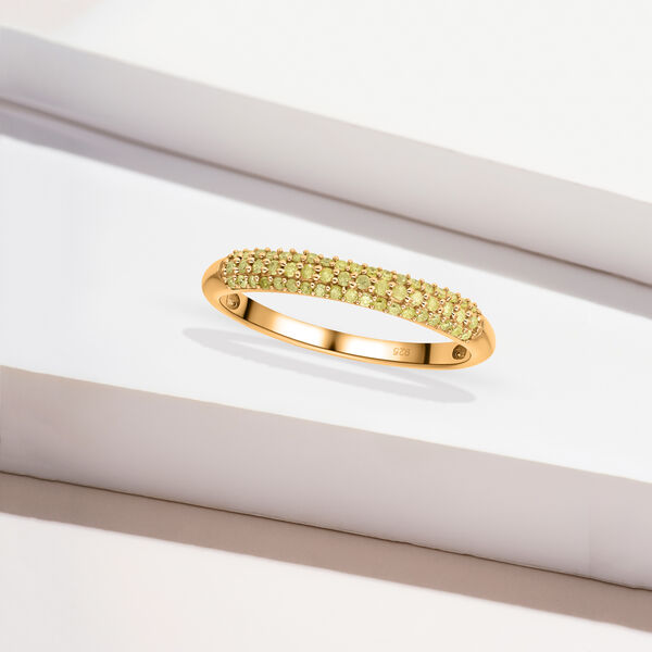 Natürlicher, gelber Diamant-Ring - 0,33 ct. image number 2