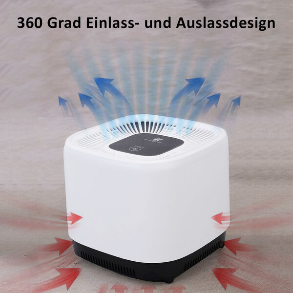Multifunktionaler Luftreiniger mit HEPA-Filter, Wei&szlig; image number 8