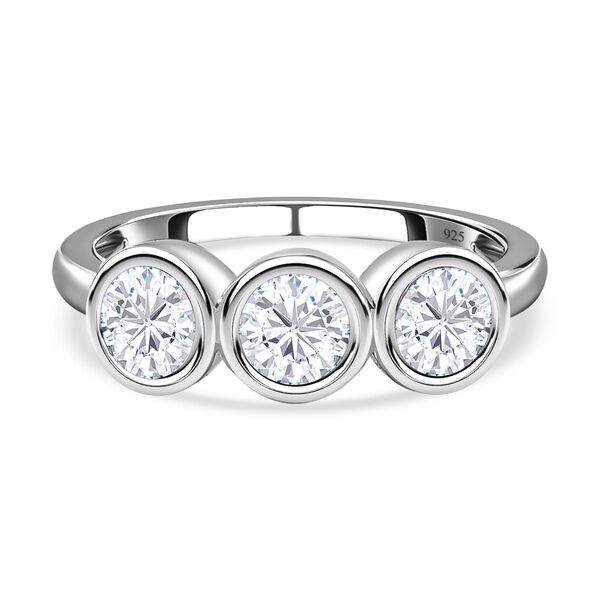 Moissanit Ring, ca. 1.30 ct