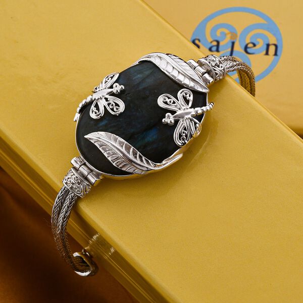 Sajen Silver- Labradorit 18,5cm Armband - 77,17 ct. image number 2