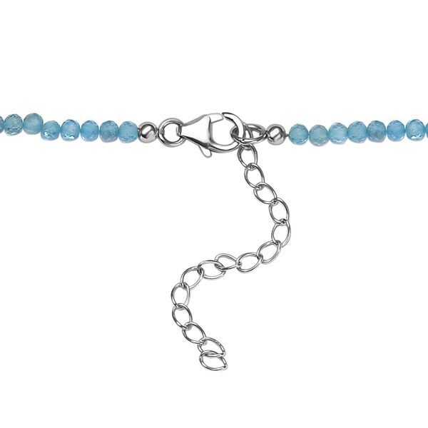 AAA Labradorit und Apatit-Anh&auml;nger mit 45cm Kette - 105 ct. image number 6