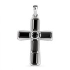 Elite Shungit Anhänger 925 Silber platiniert ca. 2.73 ct