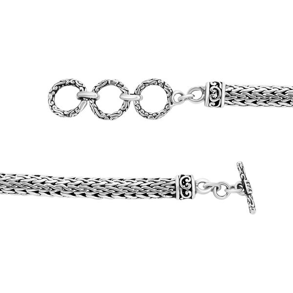 Royal Bali Kollektion - Afrikanisches Rubin-Armband, 19 cm - 6 ct. image number 3