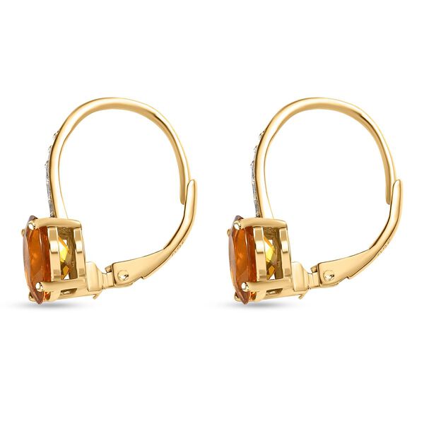 AAA Premium brasilianische Heliodor und Zirkon-Ohrringe - 2,38 ct. image number 3