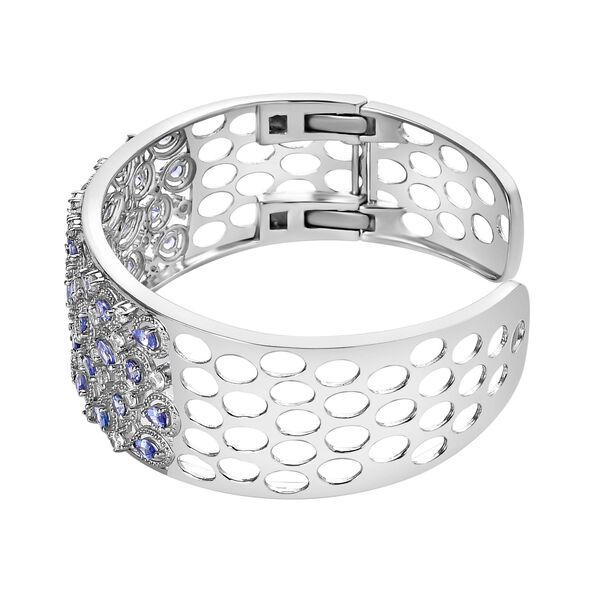 Tansanit und Zirkon 19cm Armreif - 6,56 ct. image number 4