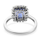 RHAPSODY Tansanit Ring mit Diamant-Halo image number 5