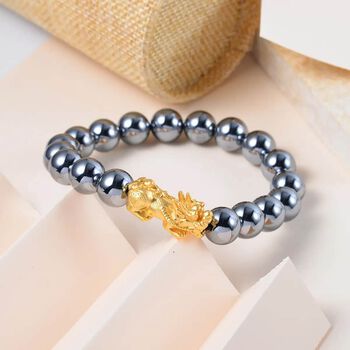 Flexibles Terahertz Armband mit Pixiu-Motiv - 109 ct.