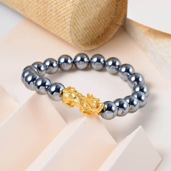 Flexibles Terahertz Armband mit Pixiu-Motiv - 109 ct. image number 1