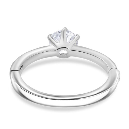 LUXURIANT DIAMOND - Lab Grown Diamant SI Ring 925 Silber rhodiniert (Größe 18.00) ca. 1.00 ct image number 5