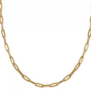 LONDON CLOSE OUT- Paperclip-Kette 375 Gold ca. 45 cm