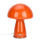 Minimalistische Glas-Pilzlampen mit Touch-Steuerung, Größe 22x28cm, Orange