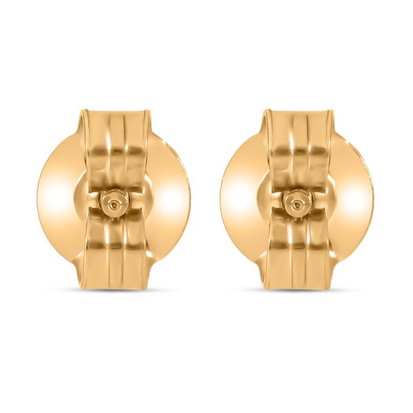 LUXURIANT SGL zertifizierte VS-GH Labor Diamant Ohrringe, 925 Silber vergoldet - 0,50 ct. image number 10