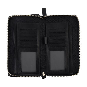 CERRUTI 1881: Leder Brieftasche, Schwarz