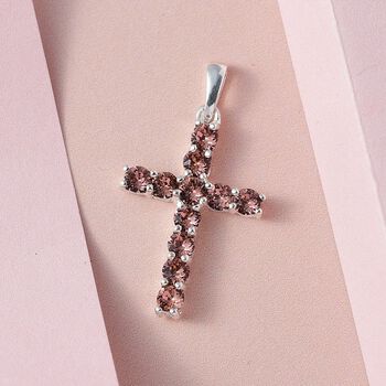 Rosa Kristall-Anh&auml;nger - 0,96 ct.