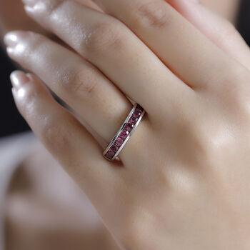 Rhapsody AAAA Rubellit Ring 950 Platin (Gr&ouml;&szlig;e 17.00) ca. 1,44 ct