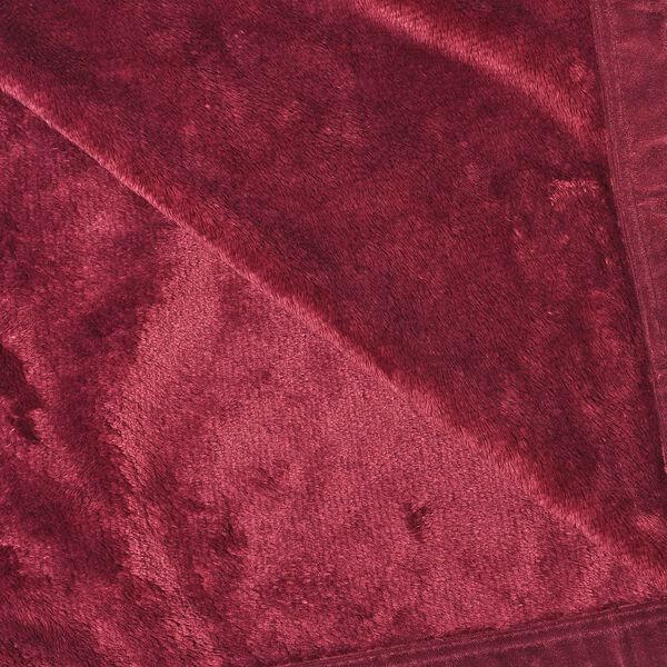 Premium Kuscheldecke aus 100% Mikrofaser, 450 gsm, Größe: 150x220 cm, burgund image number 7
