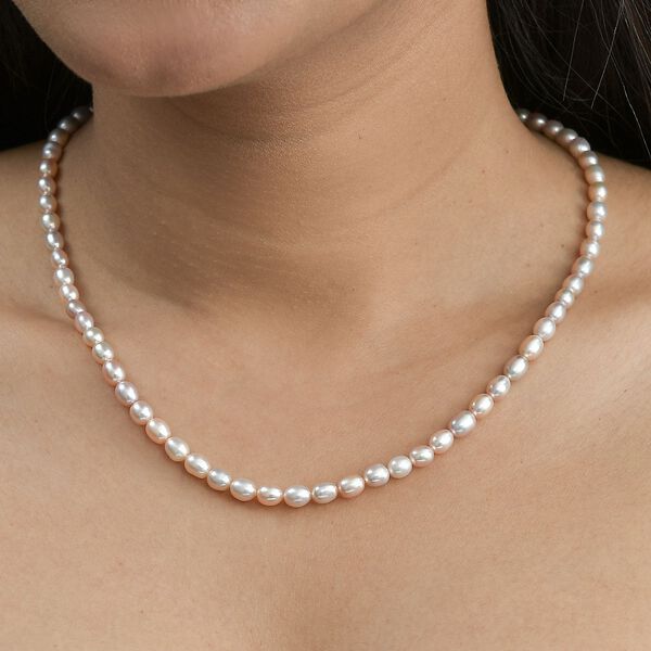 D'Joy AAA lavendel S&uuml;&szlig;wasserperle 45cm Halskette image number 3