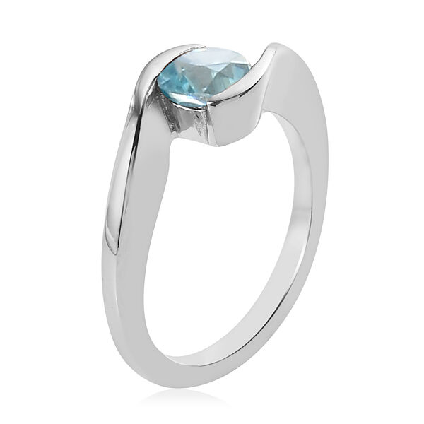 Kambodschanischer blauer Zirkon-Ring - 1,10 ct. image number 5