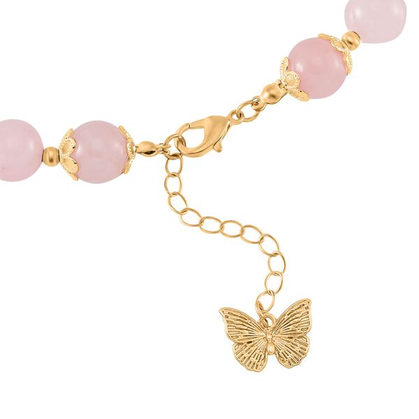 Rosenquarz Halskette, 45 cm - 420 ct. image number 4