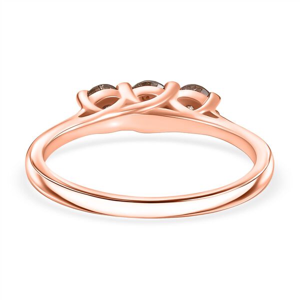 D'Joy nat&uuml;rlicher Champagner Diamant Ring - 0,50 ct. image number 5