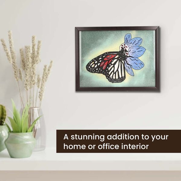 Handgefertigte Edelstein Schmetterlings-Malerei , Schmetterling image number 5