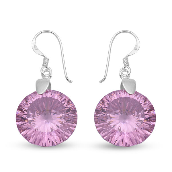 Simulierter Rosa Diamant Ohrhänger 925 Sterling Silber ca. 51.00 ct  image number 0