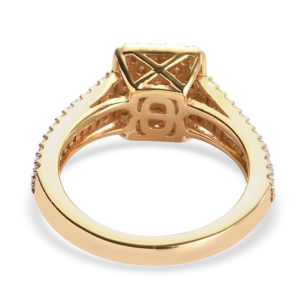 Diamant Ring 925 Silber vergoldet  ca. 0,50 ct image number 6