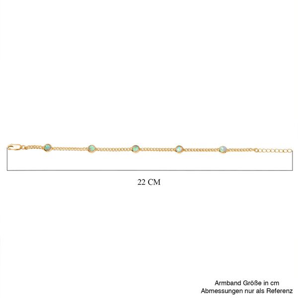 D'Joy AA &auml;thiopisches Welo Opal 19+2,5cm Armband - 1,88 ct. image number 5