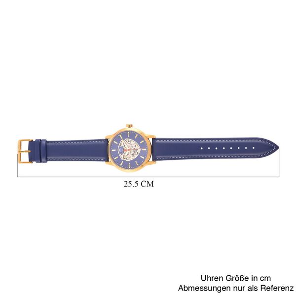 Reiner Edelstahl IP-Gelbbeschichtung Uhren 25 cm ca. 65,00g image number 7