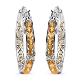 Citrin Creolen - 9,81 ct.