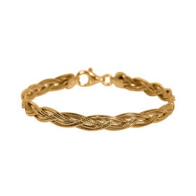 925 Silber vergoldet Armband ca. 19 cm ca. 8,24g