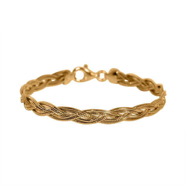 925 Silber vergoldet Armband ca. 19 cm ca. 8,24g