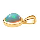 2er-Set- natürlicher, äthiopischer Welo Opal-Ring und Anhänger - 1,15 ct. image number 6