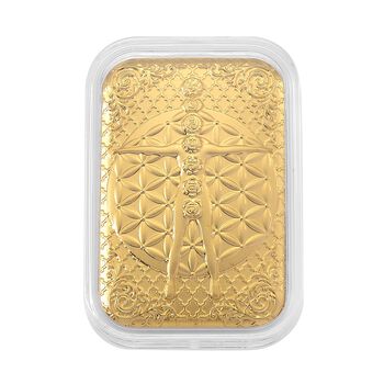 EXKLUSIVES GESCHENK - 999er Goldfolie mit 7-Chakren-Motiv 10mg