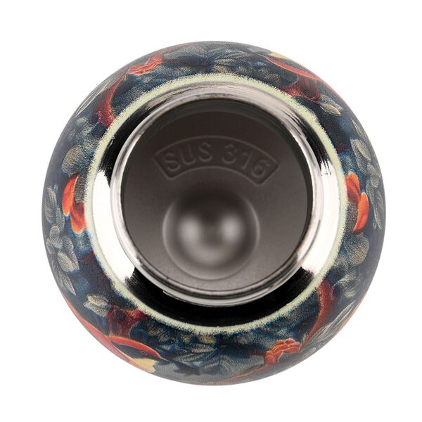 LIVMORE Edelstahl Trinkflasche 260 ml ca. 14 cm Blauer Vogel Blau image number 7