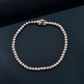 LUXURIANT DIAMOND - Lab Grown Diamant SI-GH SGL zertifiziert Armband ca. 19 cm 925 Silber ca. 2.00 ct