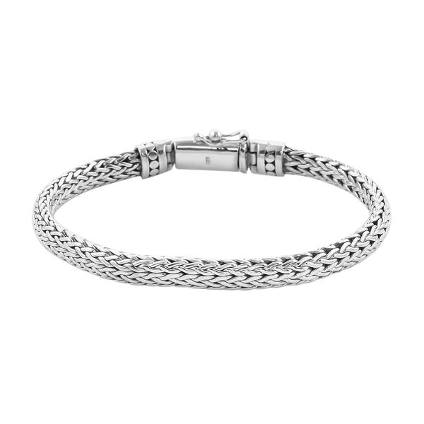 Royal Bali Kollektion - Tulang Naga Armband ca. 19 cm 925 Silber ca. 28,23g