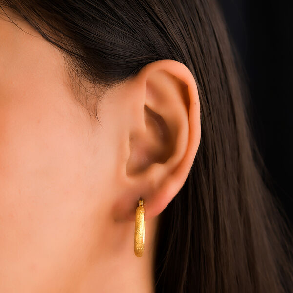 ILIANA - Creolen, 750 Gold ca. 3,00g image number 2